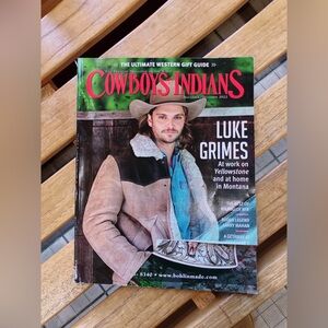 Cowboys & Indians Magazine Luke Grimes Cover November December 2022